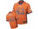 Men's Nike Denver Broncos #43 T.J. Ward Limited Orange Drift Fashion NFL Jersey