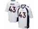 Men's Nike Denver Broncos 43 TJ Ward Game White NFL Jersey
