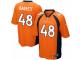 Men's Nike Denver Broncos #48 Shaquil Barrett Game Orange Team Color NFL Jersey