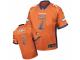 Men's Nike Denver Broncos #7 John Elway Limited Orange Drift Fashion NFL Jersey