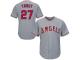 Mike Trout Los Angeles Angels of Anaheim Majestic Cool Base Player Jersey - Gray