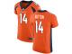 Nike Courtland Sutton Elite Orange Home Men's Jersey - NFL Denver Broncos #14 Vapor Untouchable
