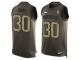 Nike Men NFL Denver Broncos #30 Terrell Davis Olive Salute To Service Tank Top