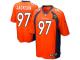 Super Bowl 50 Men Nike NFL Denver Broncos #97 Malik Jackson Home Orange Game Jersey