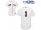 White Bobby Doerr Men #1 Majestic MLB Boston Red Sox Cool Base Home Jersey