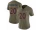 Women Nike Denver Broncos #20 Brian Dawkins Limited Olive 2017 Salute to Service NFL Jersey
