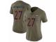 Women Nike Denver Broncos #27 Steve Atwater Limited Olive 2017 Salute to Service NFL Jersey