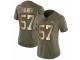 Women Nike Denver Broncos #57 Demarcus Walker Limited Olive/Gold 2017 Salute to Service NFL Jersey