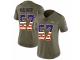 Women Nike Denver Broncos #57 Demarcus Walker Limited Olive/USA Flag 2017 Salute to Service NFL Jersey