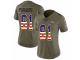 Women Nike Denver Broncos #61 Matt Paradis Limited Olive/USA Flag 2017 Salute to Service NFL Jersey