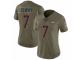 Women Nike Denver Broncos #7 John Elway Limited Olive 2017 Salute to Service NFL Jersey