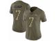 Women Nike Denver Broncos #7 John Elway Limited Olive/Camo 2017 Salute to Service NFL Jersey