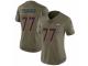 Women Nike Denver Broncos #77 Billy Turner Limited Olive 2017 Salute to Service NFL Jersey