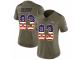 Women Nike Denver Broncos #83 A.J. Derby Limited Olive/USA Flag 2017 Salute to Service NFL Jersey