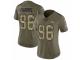 Women Nike Denver Broncos #96 Shelby Harris Limited Olive/Camo 2017 Salute to Service NFL Jersey