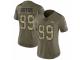 Women Nike Denver Broncos #99 Adam Gotsis Limited Olive/Camo 2017 Salute to Service NFL Jersey