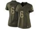 Women's Limited Chad Kelly #6 Nike Green Jersey - NFL Denver Broncos Salute to Service