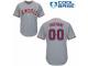 Women's Majestic Los Angeles Angels of Anaheim Customized Replica Grey Road Cool Base MLB Jersey