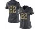 Women's Nike Denver Broncos #22 C.J. Anderson Limited Black 2016 Salute to Service NFL Jersey