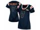 Women's Nike Denver Broncos #7 John Elway Elite Navy Blue Draft Him Shimmer NFL Jersey