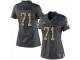 Women's Nike Denver Broncos #71 Donald Stephenson Limited Black 2016 Salute to Service NFL Jersey