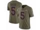 Youth Denver Broncos #5 Joe Flacco Limited Olive 2017 Salute to Service Football Jersey