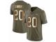 Youth Nike Denver Broncos #20 Brian Dawkins Limited Olive/Gold 2017 Salute to Service NFL Jersey