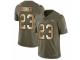 Youth Nike Denver Broncos #23 Devontae Booker Limited Olive/Gold 2017 Salute to Service NFL Jersey