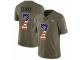 Youth Nike Denver Broncos #7 John Elway Limited Olive/USA Flag 2017 Salute to Service NFL Jersey