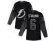 Youth Tampa Bay Lightning #6 Anton Stralman Black Alternate Authentic Hockey Jersey
